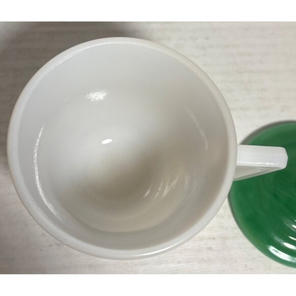 Hazel Atlas Little Hostess Childs Tea Cup and Saucer Lidded Sugar Bowl & Creamer - Picture 3 of 10